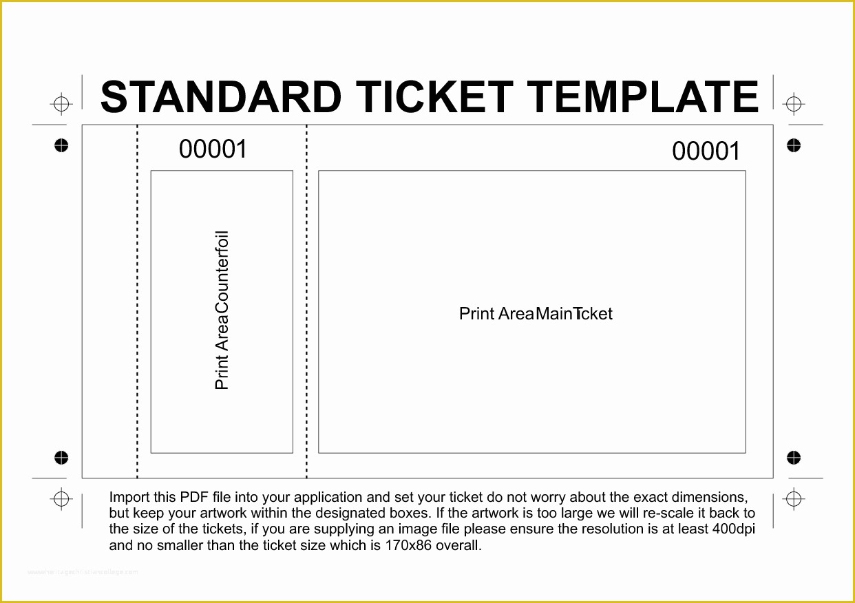 Free Ticket Template Of 36 Editable Blank Ticket Template Examples for event Thogati