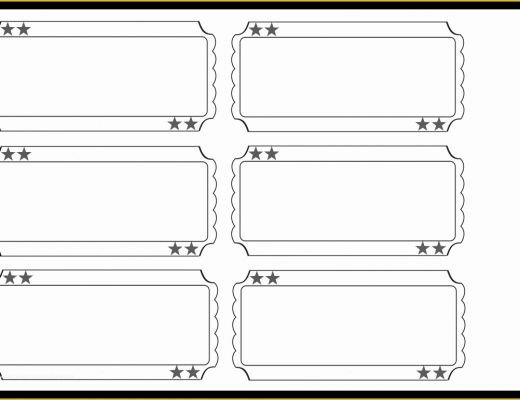 Free Ticket Template Of Admit E Template Example Mughals