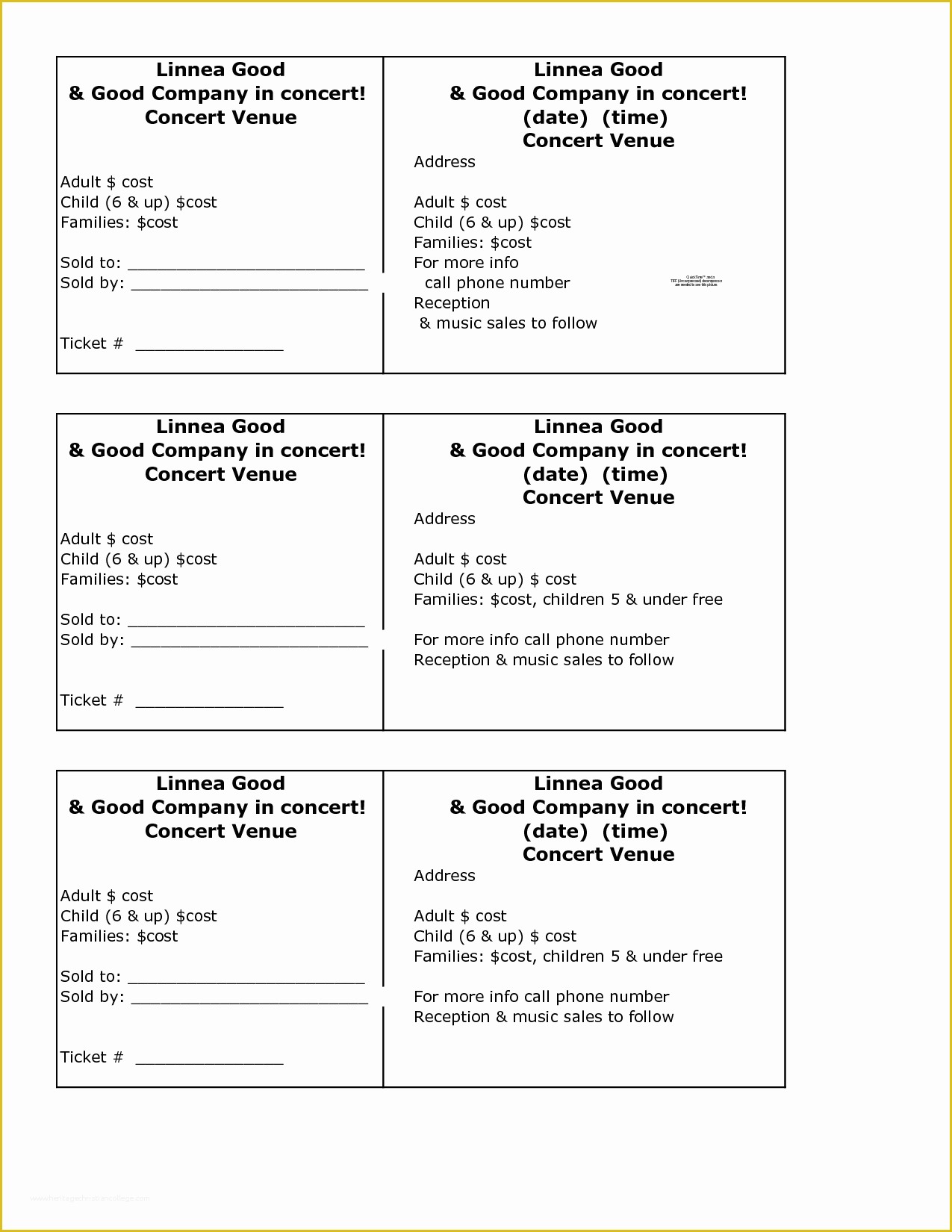 Free Ticket Template Of Raffle Ticket Template Excel Portablegasgrillweber