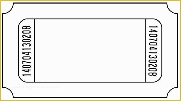 Free Ticket Template Word Of 115 Ticket Templates Word Excel Pdf Psd Eps