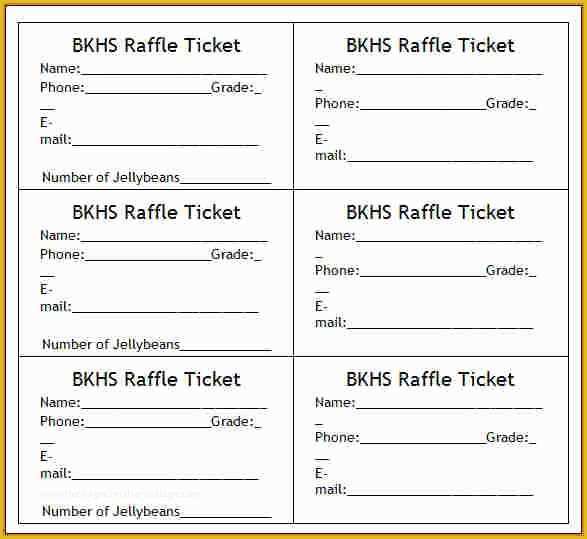 Free Ticket Template Word Of Tickets Template