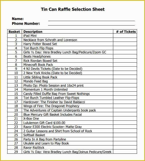 Free Ticket Templates 8 Per Page Of 12 Sample Raffle Sheet Templates – Pdf Word Excel