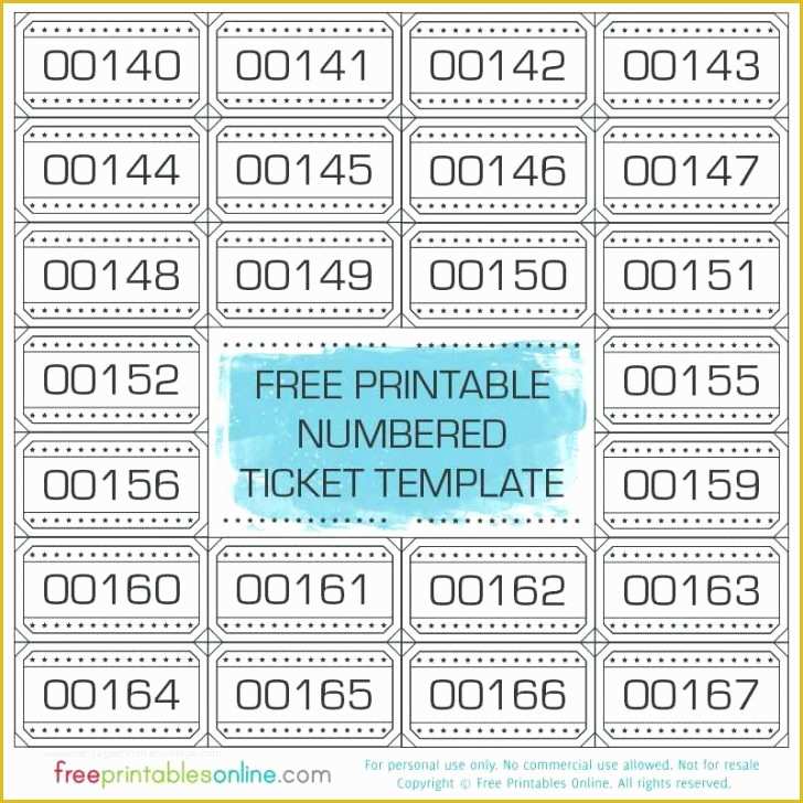 Free Ticket Templates 8 Per Page Of Raffle Ticket Templates Excel Template 2221