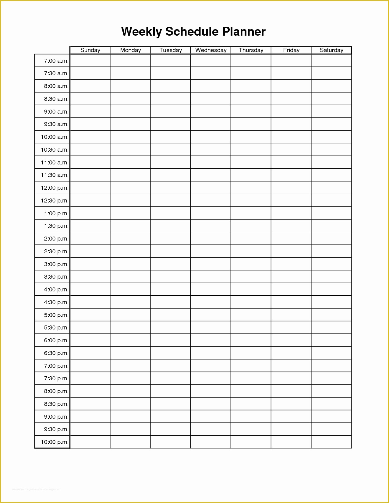 Free Time Schedule Template Of 10 Time Schedule Template