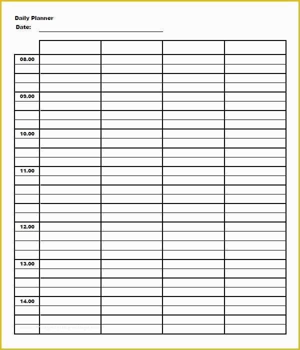 Free Time Schedule Template Of Search Results for “time Schedule Sample format