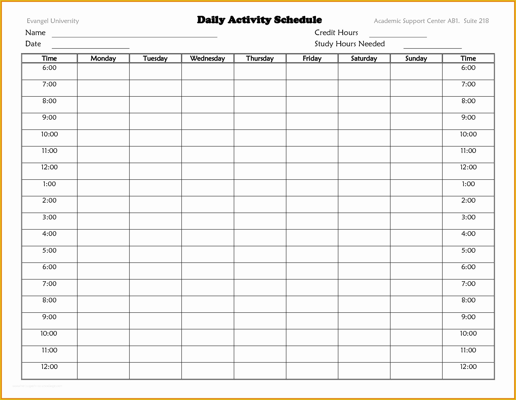 Free Time Schedule Template Of Time Schedule Template Free Driverlayer Search Engine