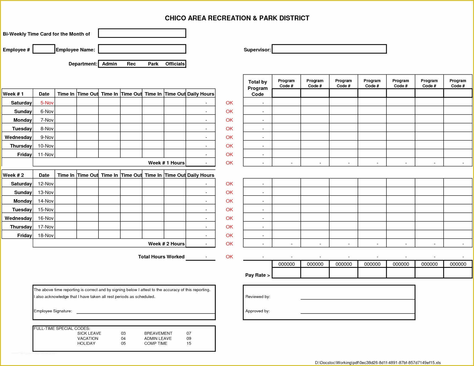 Free Time Schedule Template Of Time Sheet Calculator