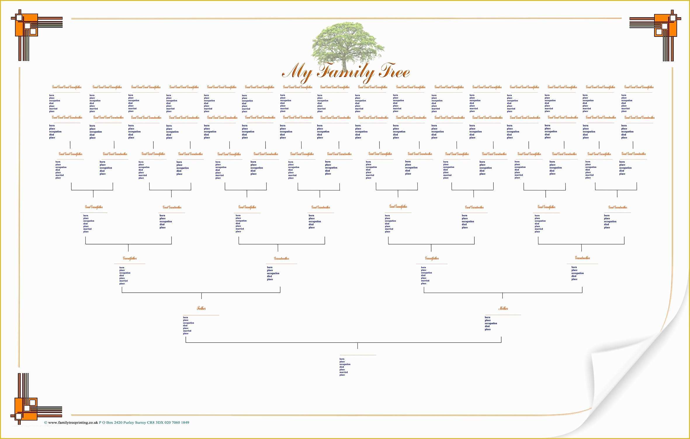Free Tree Map Templates Of Family Tree Template Family Tree Template Charts