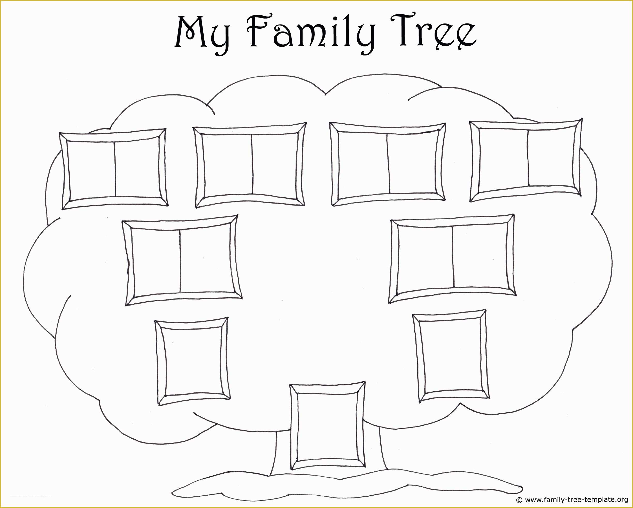 Free Tree Map Templates Of Family Tree Template for Kids Printable Genealogy Charts