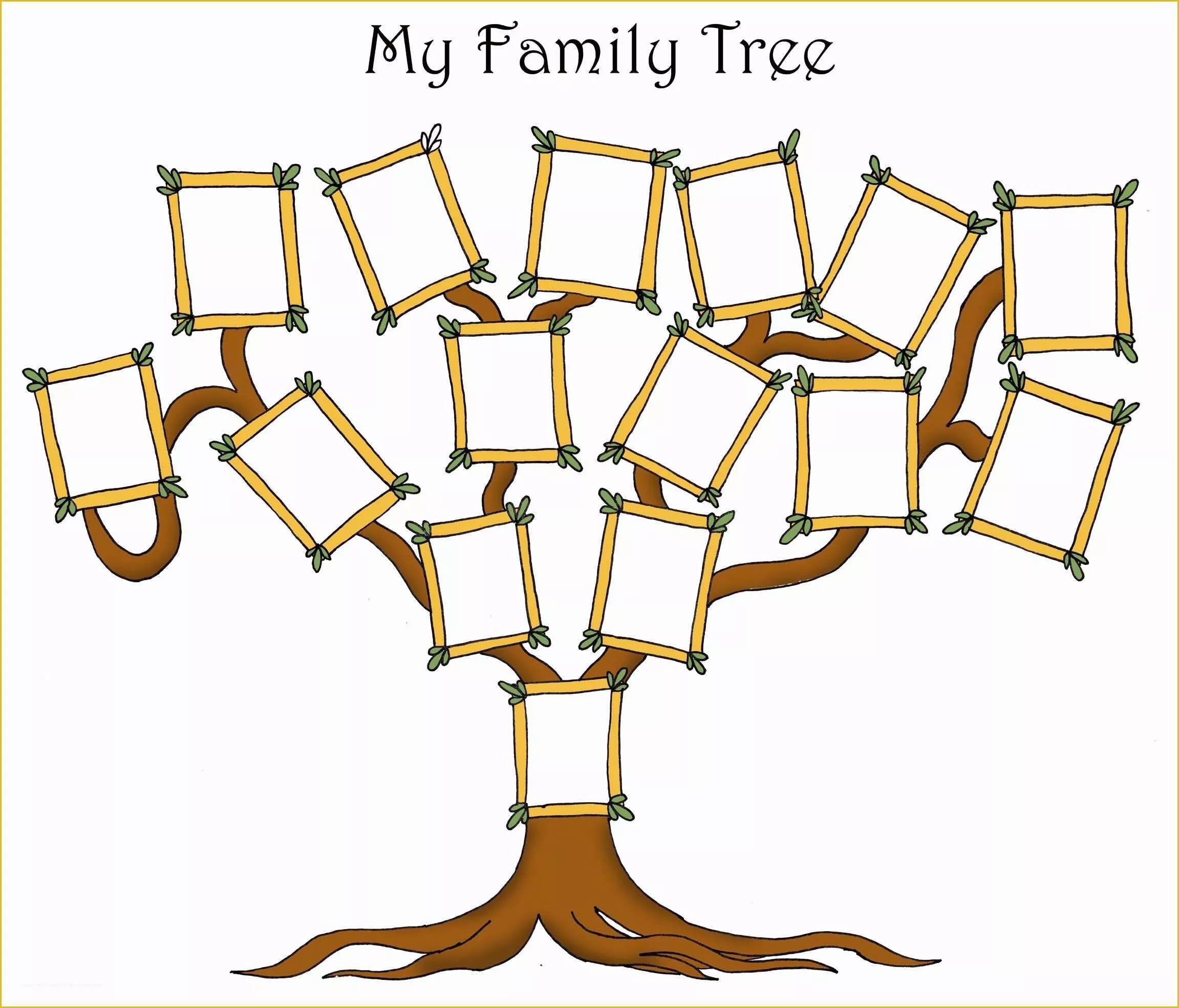 Free Tree Map Templates Of Free Editable Family Tree Template Daily Roabox