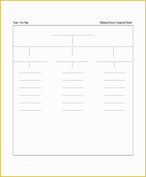 Free Tree Map Templates Of Tree Map Template 6 Free Pdf Documents Download