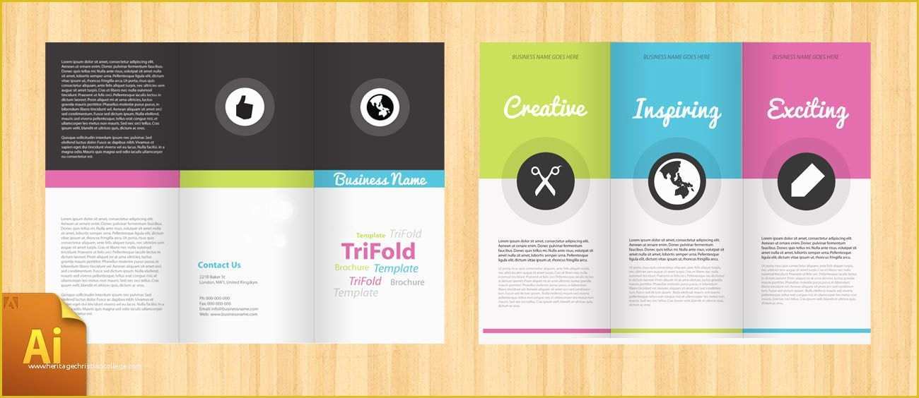 Free Tri Fold Brochure Template Word Of Free Corporate Tri Fold Brochure Template