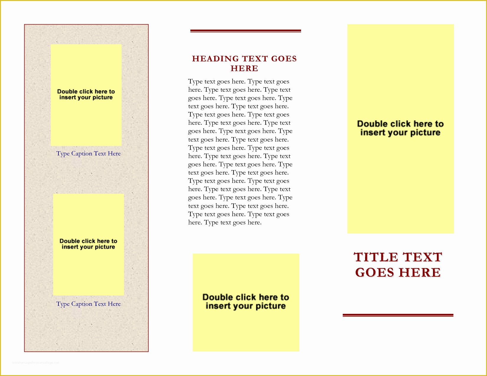 Free Tri Fold Brochure Template Word Of Free Tri Fold Brochure Templates for Word