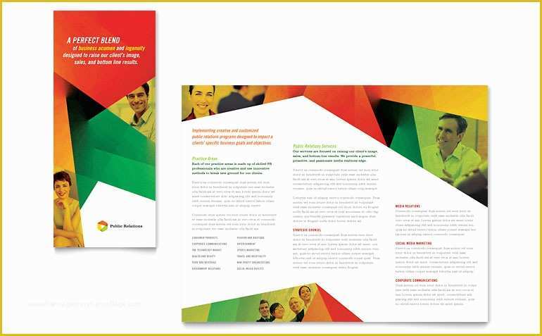 Free Tri Fold Brochure Template Word Of Public Relations Pany Tri Fold Brochure Template Word