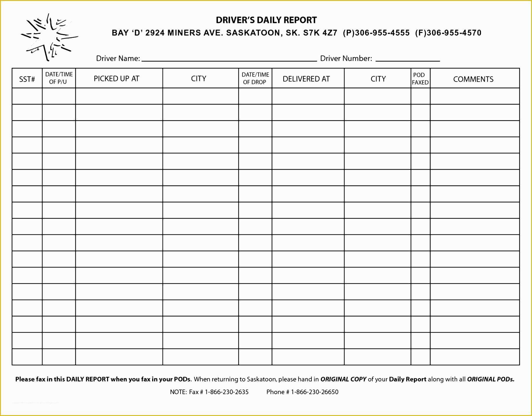 Free Truckers Log Book Template Of 5 Vehicle Mileage Log Maker Sampletemplatess