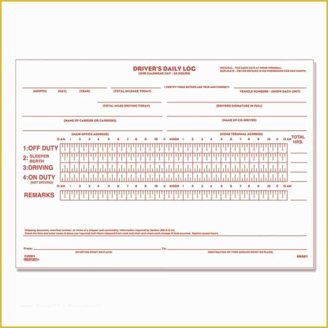 Free Truckers Log Book Template Of Daily Logs Template