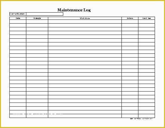 Free Truckers Log Book Template Of Search Results for “equipment Maintenance Log Pdf