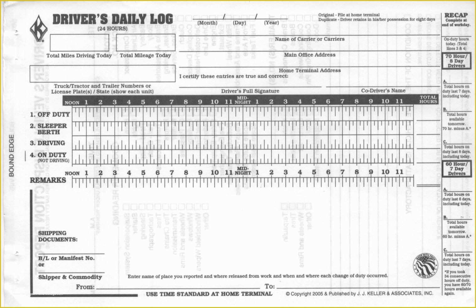 Free Truckers Log Book Template Of Truck Drive Log Book Driver Log Book Template
