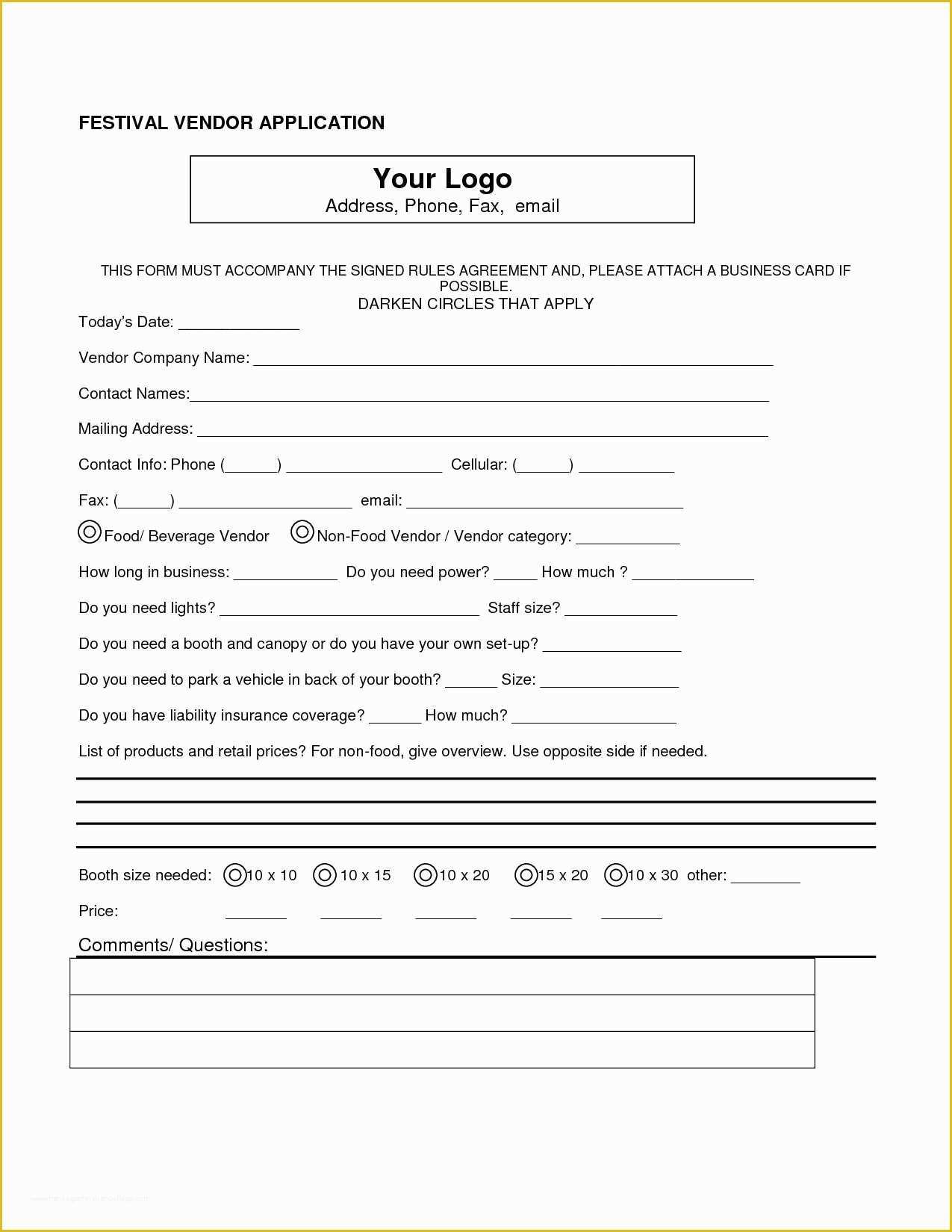 Free Vendor Contract Template Of Sample Vendor Contract Agreement Contracts Simple form