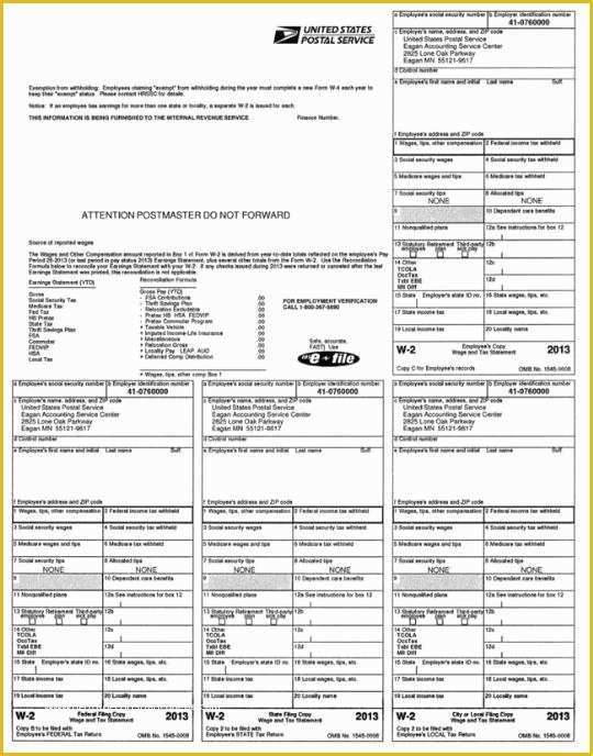 Free W2 Template Of 2013 W2 form for Employees Templates Resume Examples