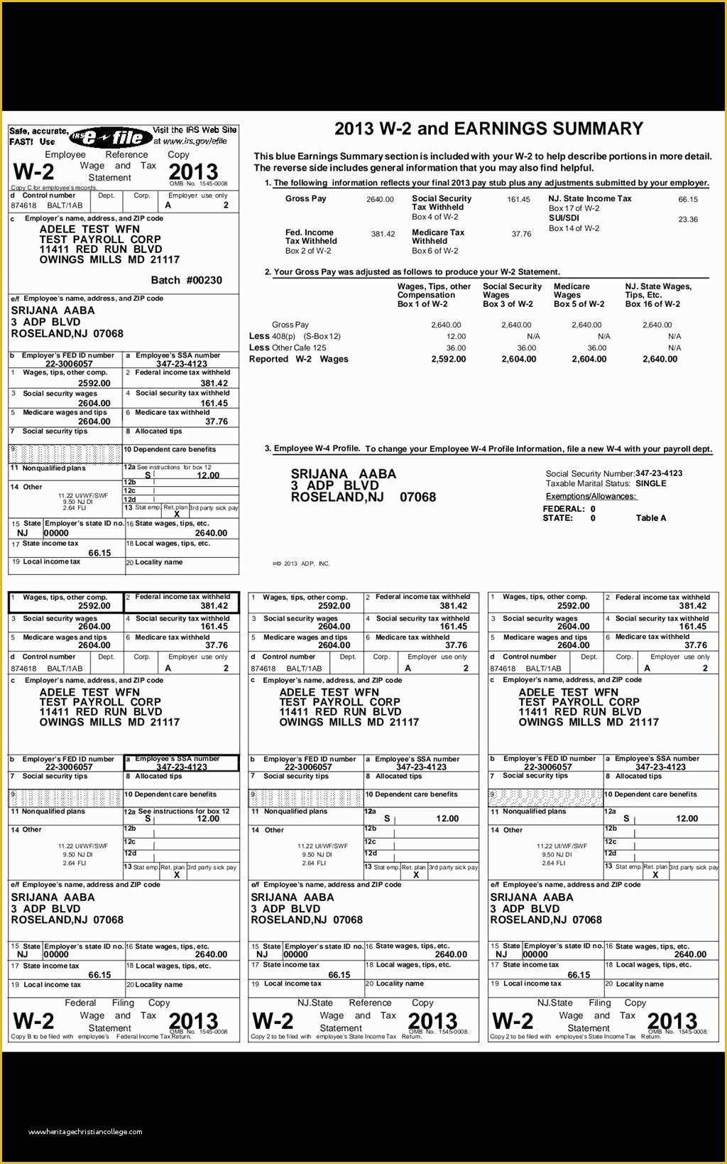 Free W2 Template Of Get My W2 form Line Adp form Resume Examples 09awoddagm