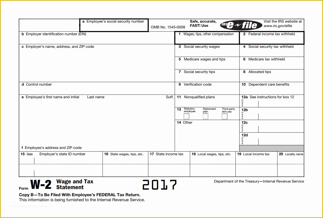 Free W2 Template Of W 2 Wage Taxable Irs and State In E form W2 Explained