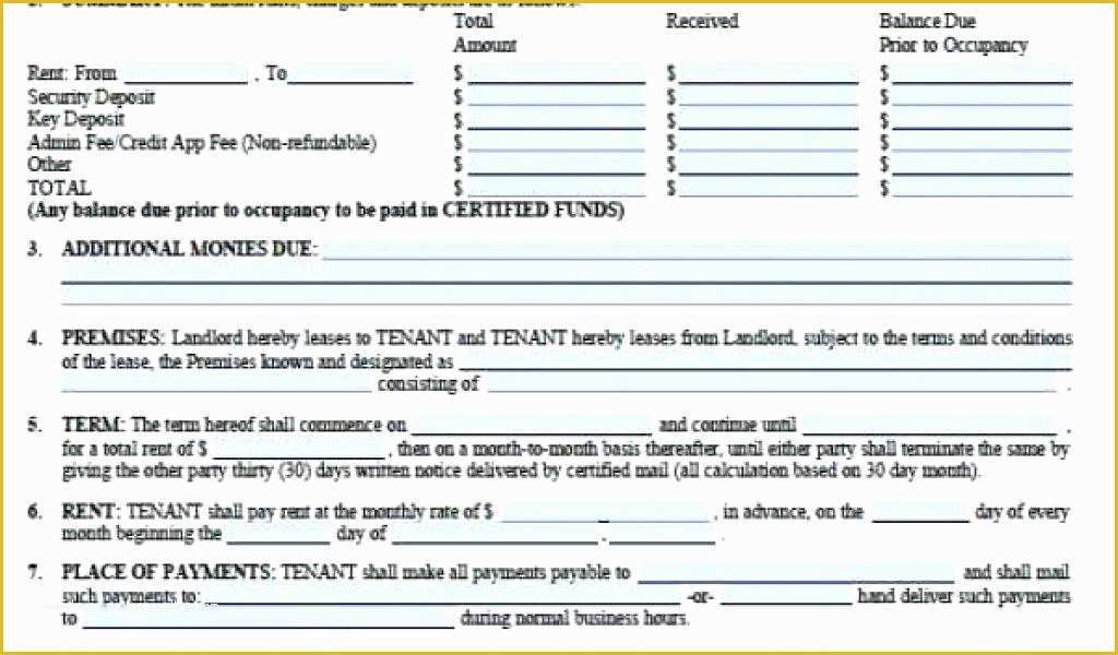 Free Washington State Rental Agreement Template Of Residential Lease Agreement Doc Inspirational Printable