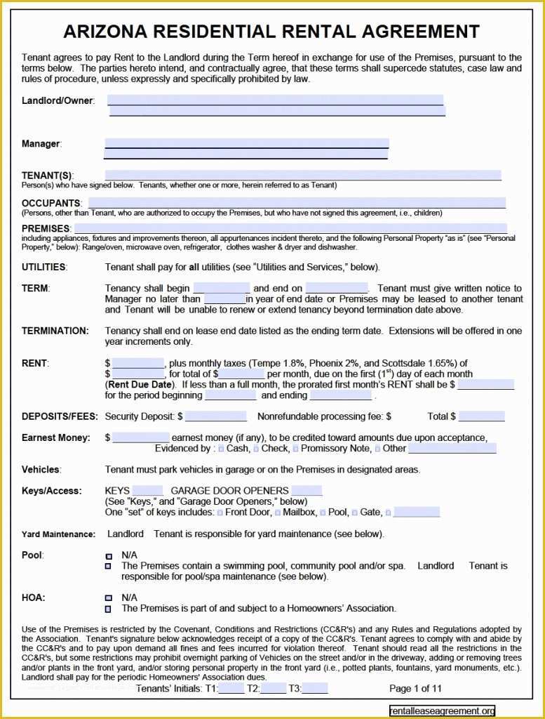 Free Washington State Rental Agreement Template Of Residential Tenancy Agreement Wa Word