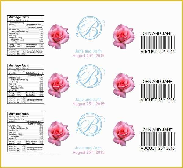 Free Water Bottle Label Template Of 24 Sample Water Bottle Label Templates to Download