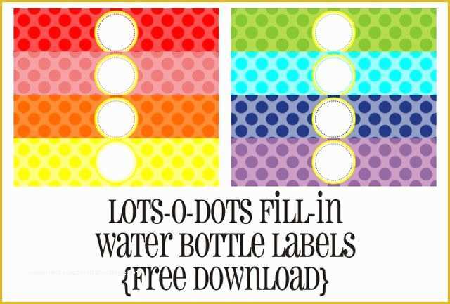 Free Water Bottle Label Template Of Free Printable Water Bottle Label Template