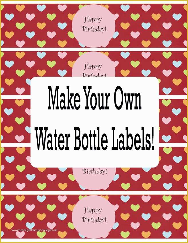 Free Water Bottle Label Template Of Water Bottle Labels Template