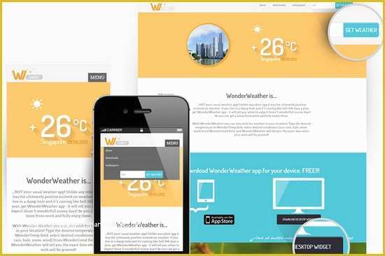 Free Weather Website Templates Of 100 Best Free HTML Css themes Of 2014