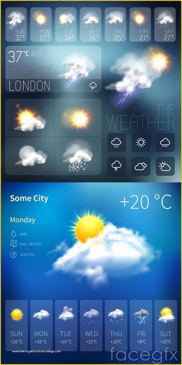 Free Weather Website Templates Of Weather Icon Design Vector – Over Millions Vectors Stock