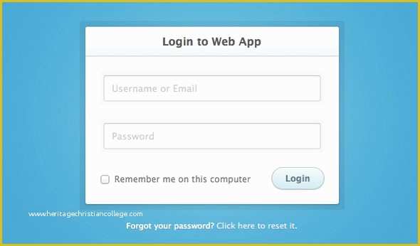 Free Web Application Templates with Css Of 25 Free Css HTML Login form Templates
