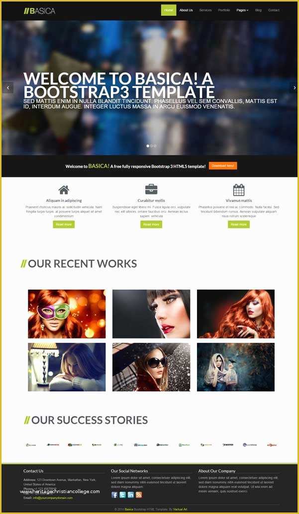 Free Web Templates Bootstrap Of 30 Bootstrap Website Templates Free Download