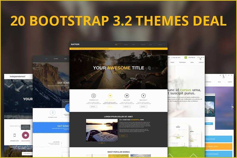 Free Web Templates Bootstrap Of 35 Best Bootstrap Design Templates & themes