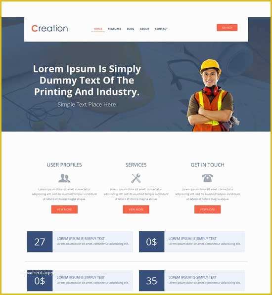 Free Web Templates Bootstrap Of 50 Best Industrial Website Templates Free & Premium