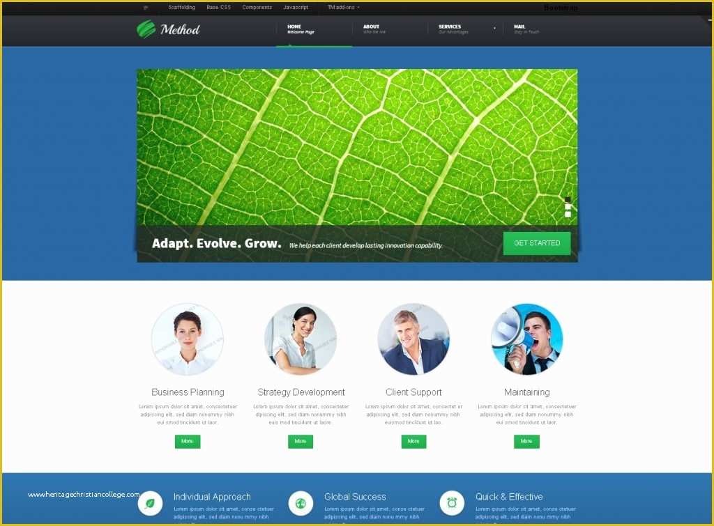 Free Web Templates Bootstrap Of Bootstrap Templates Launched at Templatemonster Monsterpost