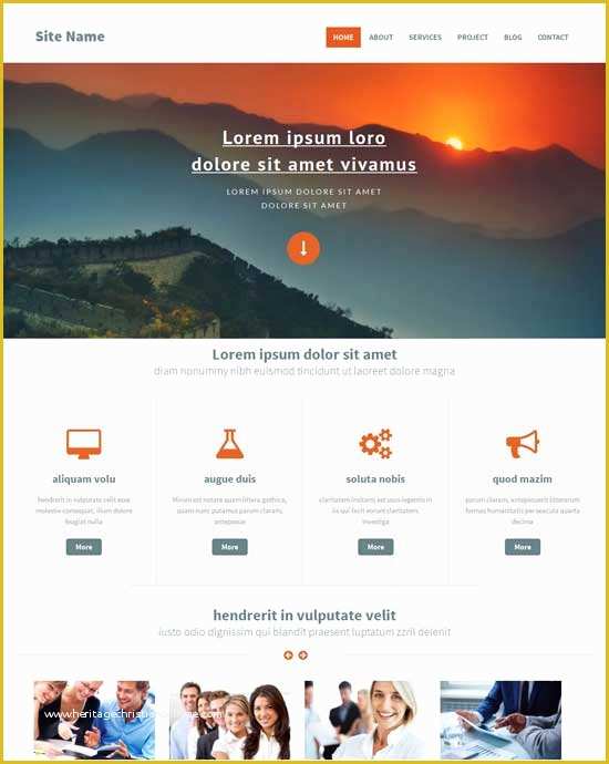 Free Web Templates Bootstrap Of Bootstrap Website Templates