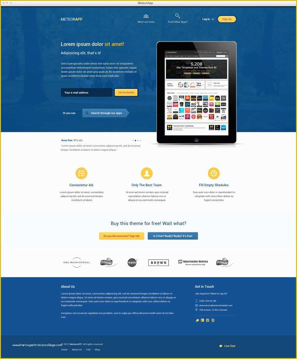 Free Web Templates Of Download 15 Free Psd Website Design Templates