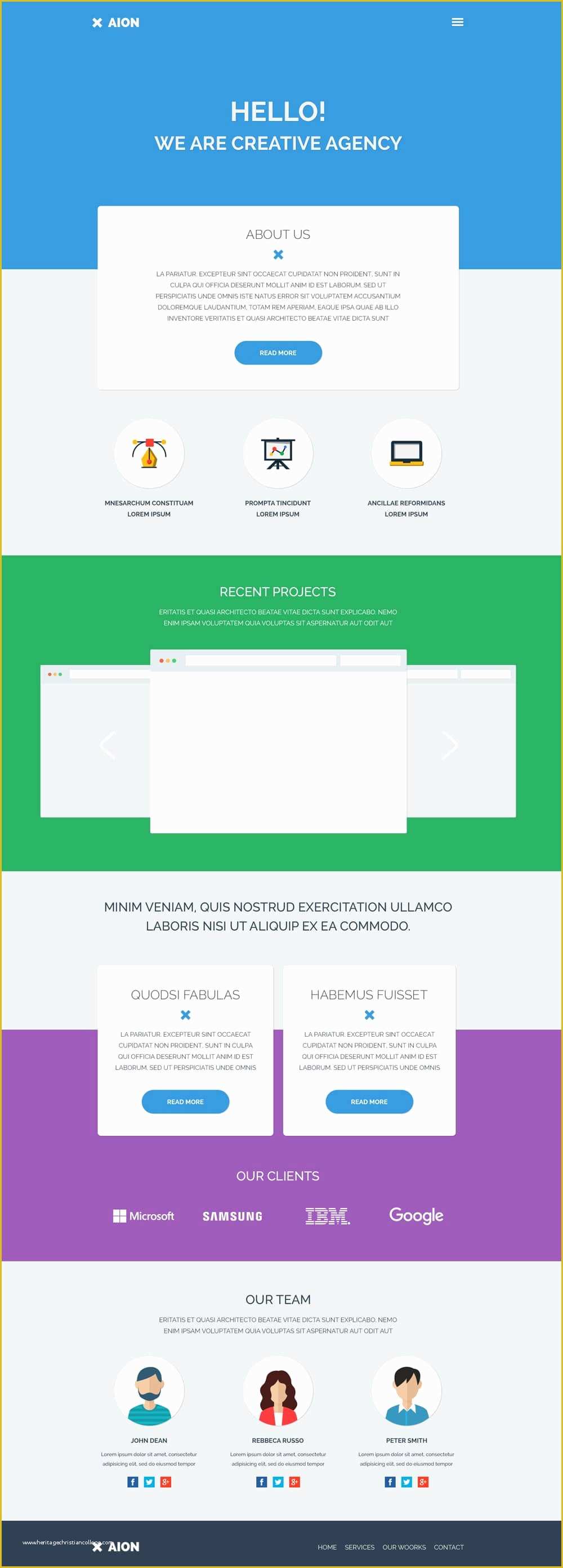 Free Web Templates Of Free Corporate and Business Web Templates Psd