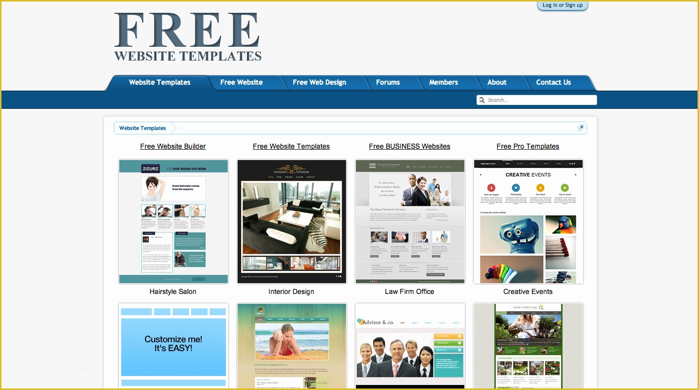 45 Free Web Templates