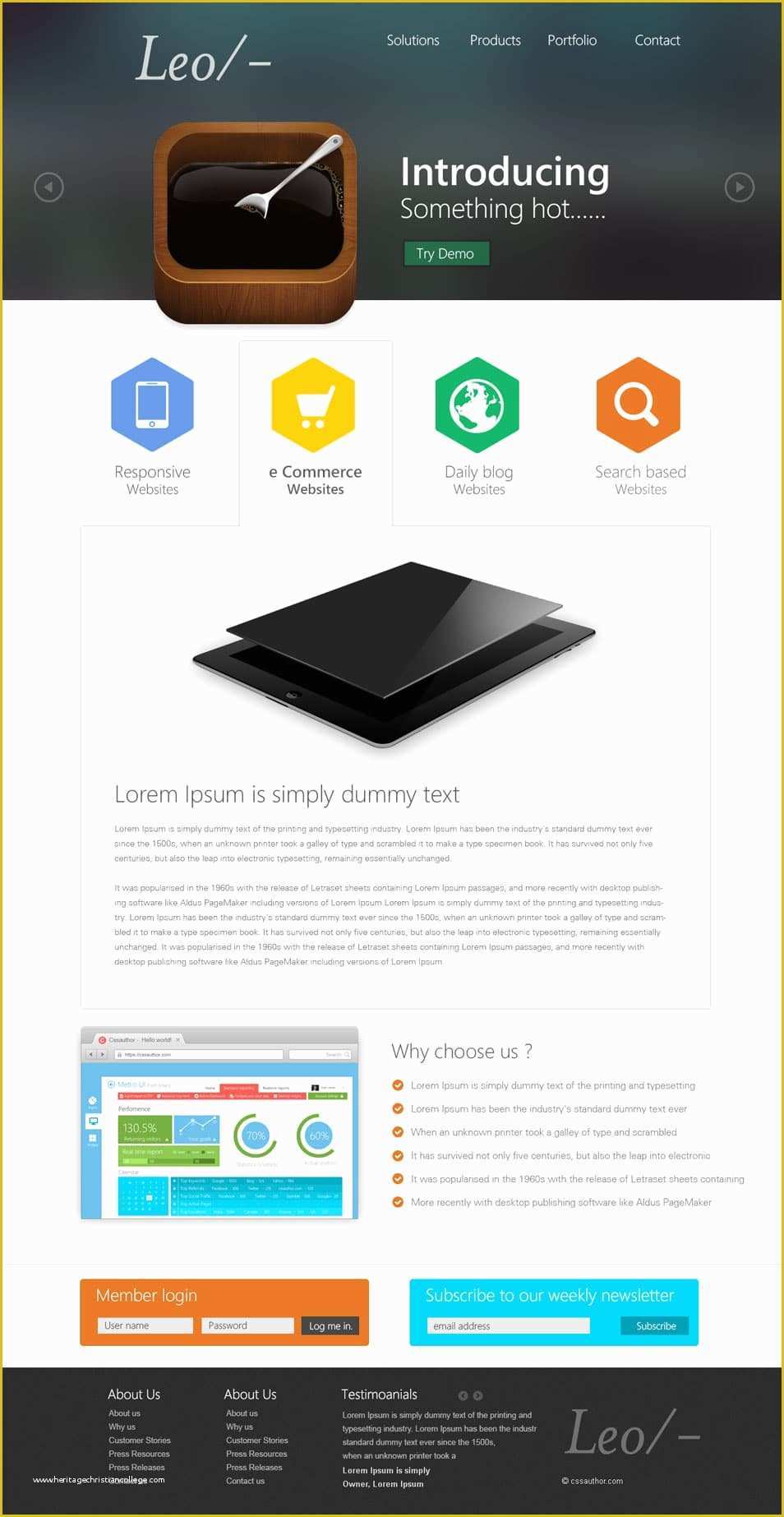Free Website Design Templates Of Latest Free Web Page Templates Psd Css Author