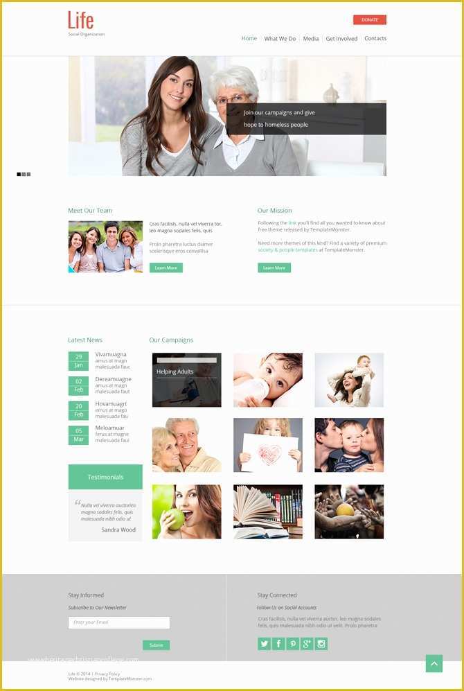 Free Website Templates for Charity organization Of 17 Charity HTML Website Templates Free &amp; Premium Download