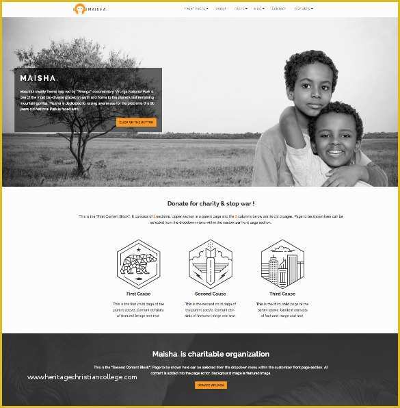 Free Website Templates for Charity organization Of 23 Non Profit HTML5 themes & Templates