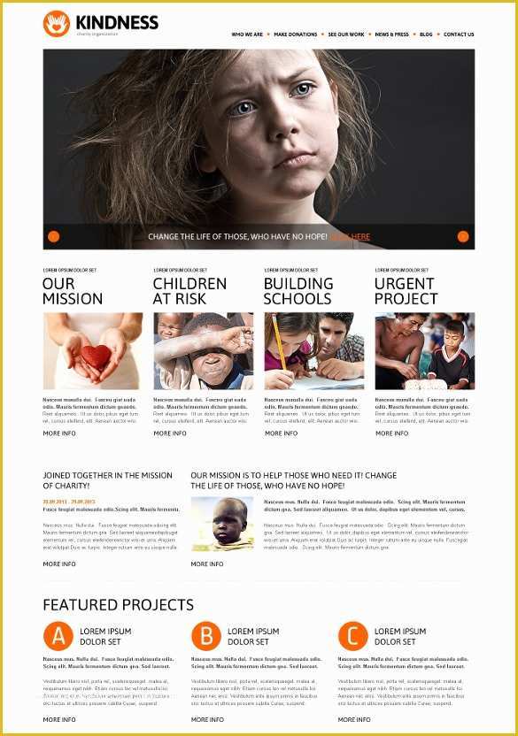 Free Website Templates for Charity organization Of 32 Foundation themes &amp; Templates
