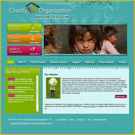 Free Website Templates for Charity organization Of Charity Template Design 133 Charity Website Template