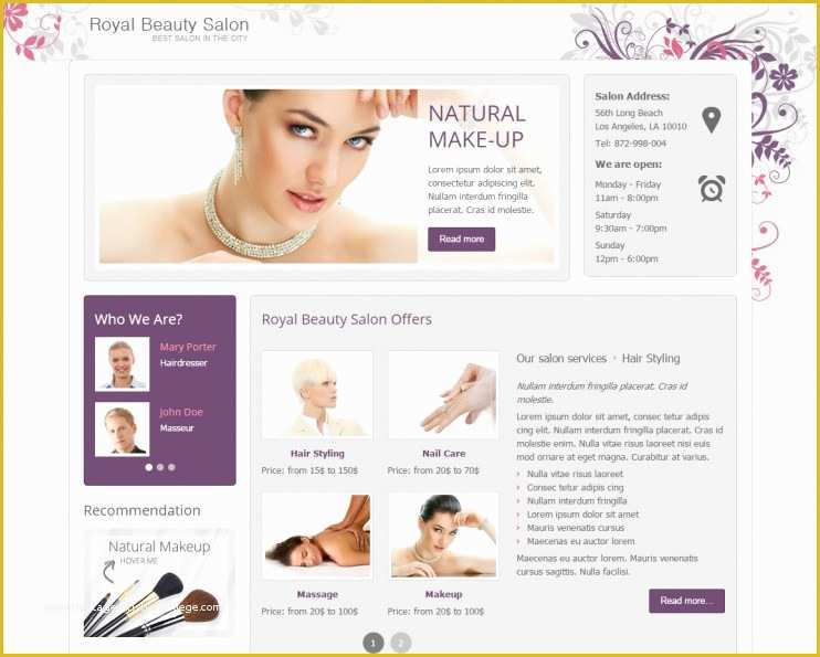 Free Website Templates for Makeup Artist Of 10 Best Makeup Artists Website Templates