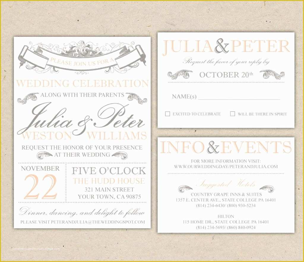 Free Wedding Invitation Templates for Word Of Beach Wedding Invitation Templates for Microsoft Word
