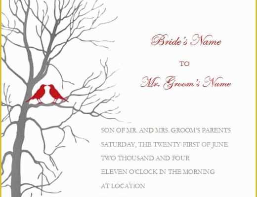 Free Wedding Invitation Templates for Word Of Free Wedding Invitation Templates for Word